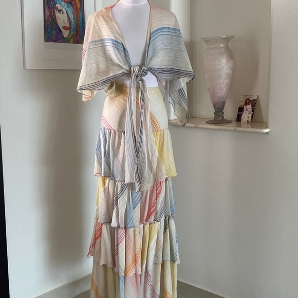 Ora Feder Top/Skirt-VINTAGE 1975 - Picture 2 of 7
